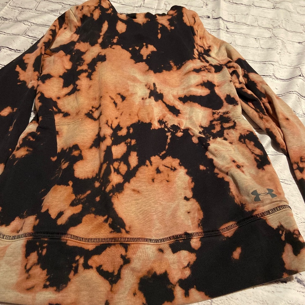 Under Amour Reverse Tye Dye Open Back Hoodie, Siz… - image 4